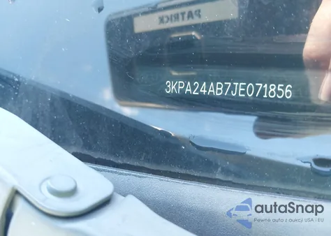 2018 Kia Rio Lx из США, поврежденный, VIN 3KPA24AB7JE071856